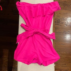 Bright Pink Susana Monaco Romper